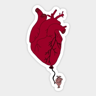 Heart Balloon Sticker